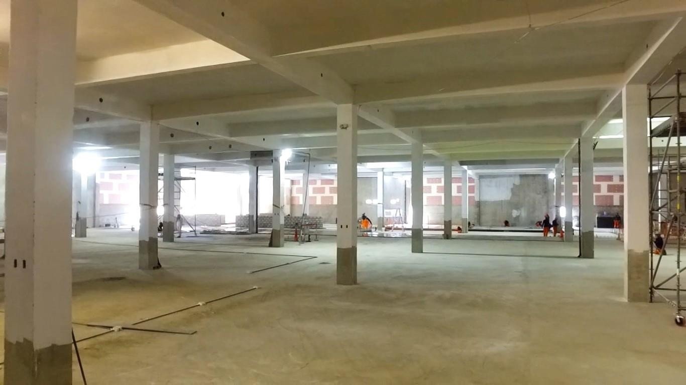 Obras de adecuación del supermercado Plaza Vea en Chiclayo