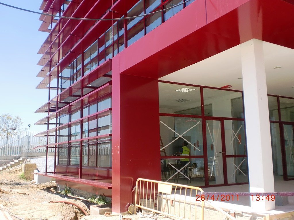 Edificio de laboratorios de la Universidad de Huelva